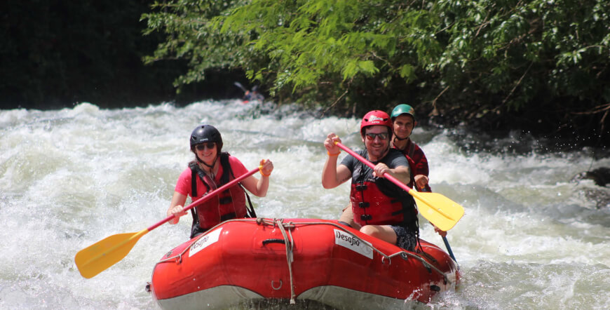 Canopy + Sarapiqui Rafting Class 2-3