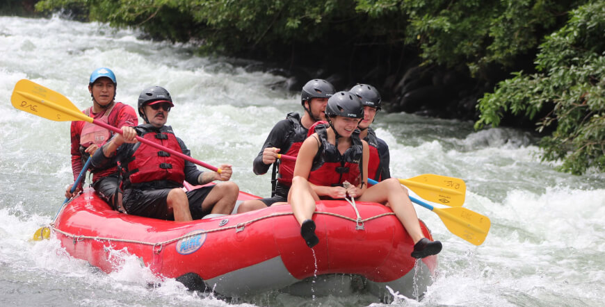 Canopy + Sarapiqui Rafting Class 2-3