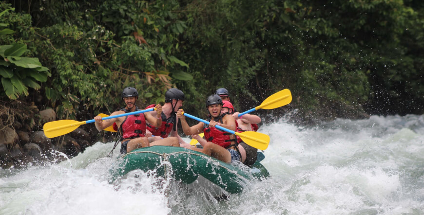 Canopy + Sarapiqui Rafting Class 2-3